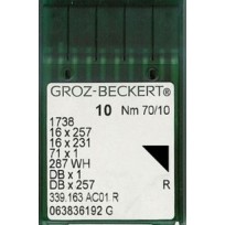Иглы Groz-Beckert с тонкой колбой DBx1 (100 штук)