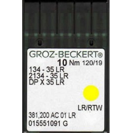 Иглы Groz-Beckert для кожи DPx35LR (100 штук)