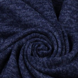 Ткань трикотаж ангора софт темно синий (метр )