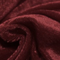Ткань велюр стрейчевый тонкий бордовый (метр )