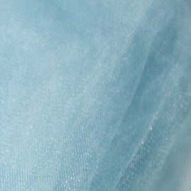 Ткань фатин средней жесткости голубой (метр )